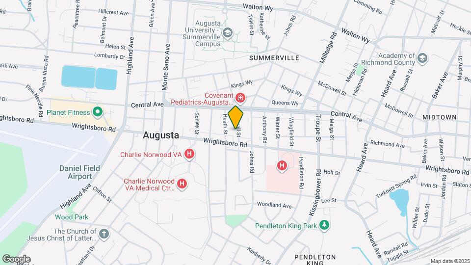 1427 Stovall St Mapa y Detalles de la Ubicación