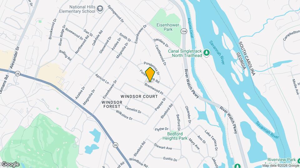 2423 Brentwood Pl Map and Location Details