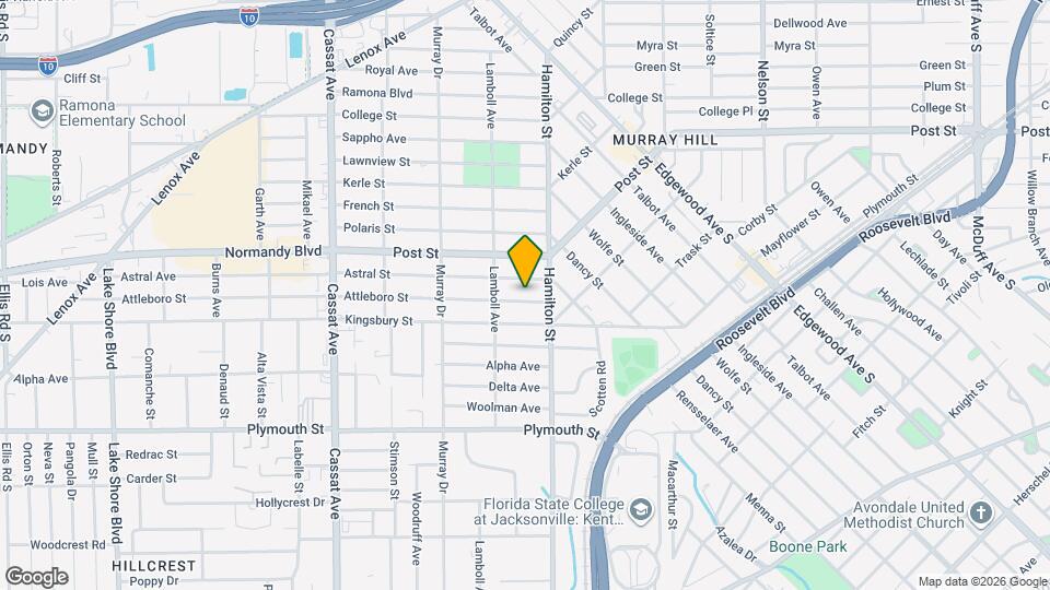 4531 Attleboro St Map and Location Details