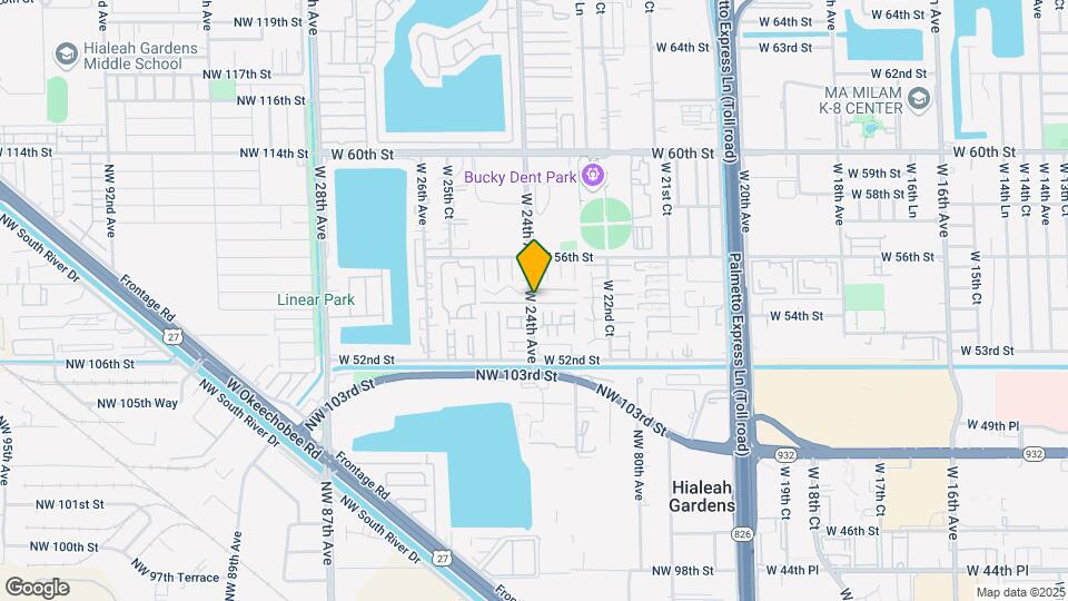 5441 W 24th Ave, Unit 34 Map and Location Details