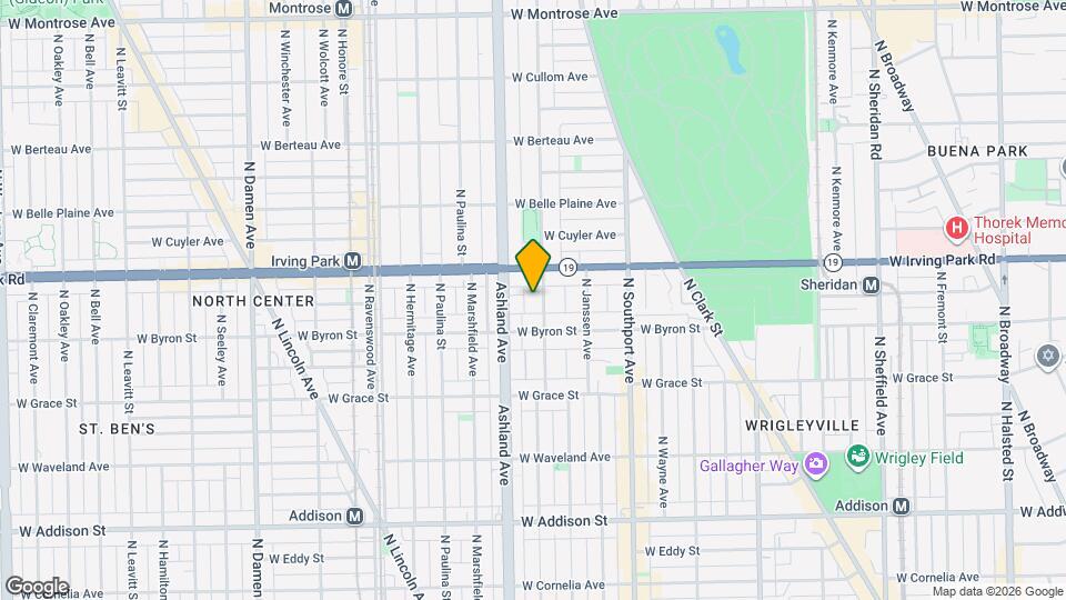 3928 N Greenview Ave Map and Location Details