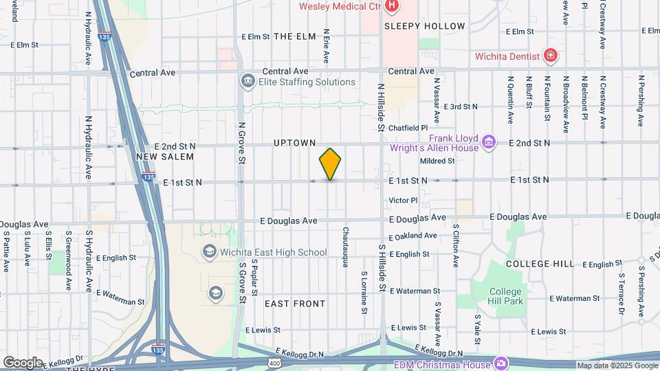 150 N Erie Ave Map and Location Details