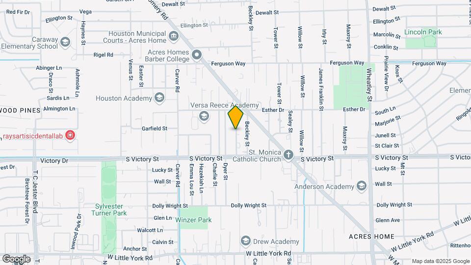 7903 Cora St Map and Location Details