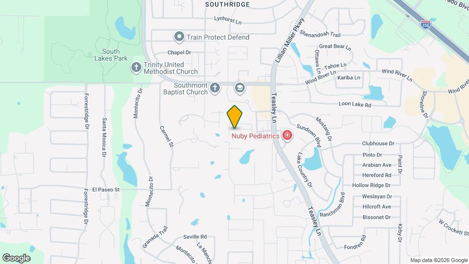 1129 Bent Oaks Dr Map and Location Details