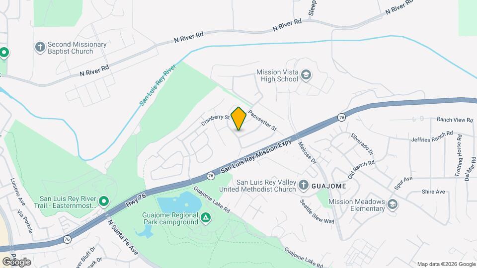 5501 Starlight Ave Map and Location Details