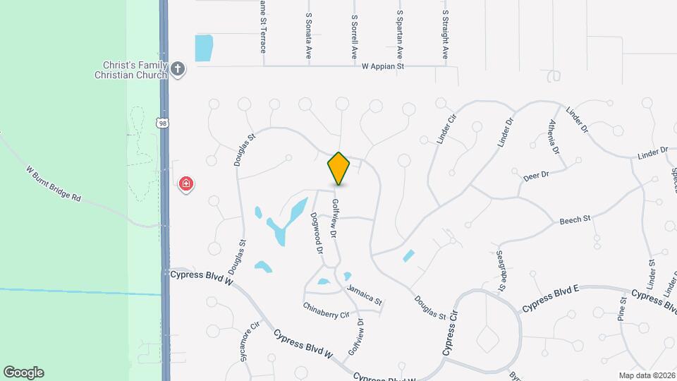 117 Golfview Dr Mapa y Detalles de la Ubicación