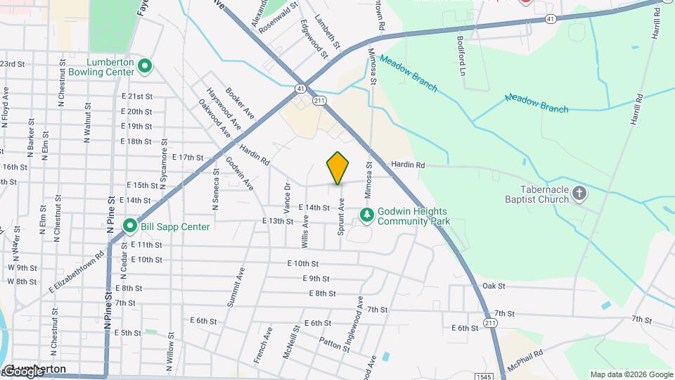 1439 Sprunt Ave Map and Location Details