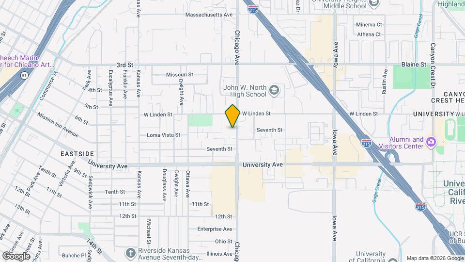 3581 Chicago Ave Map and Location Details