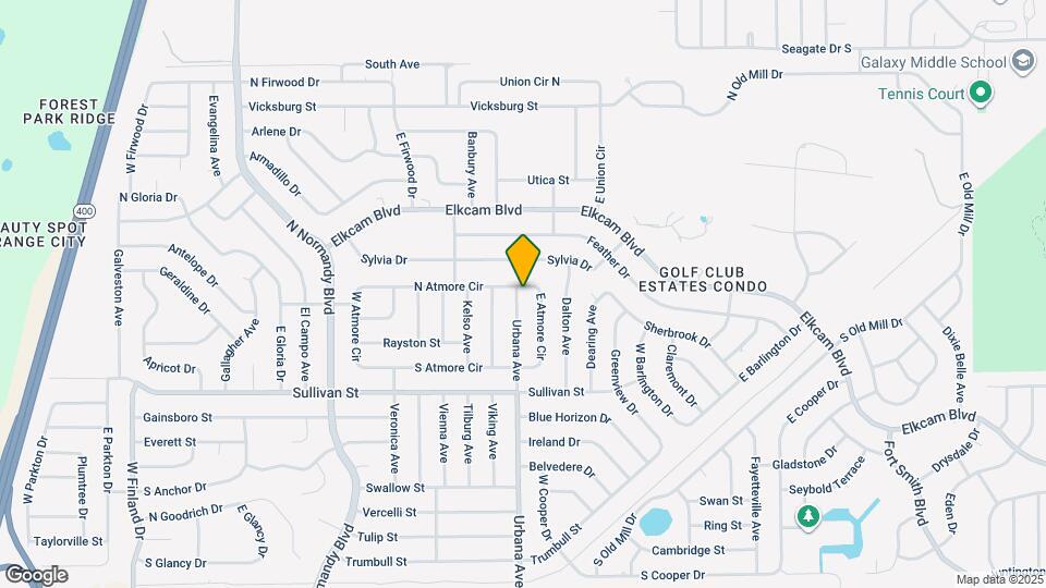 947 N Atmore Cir Map and Location Details
