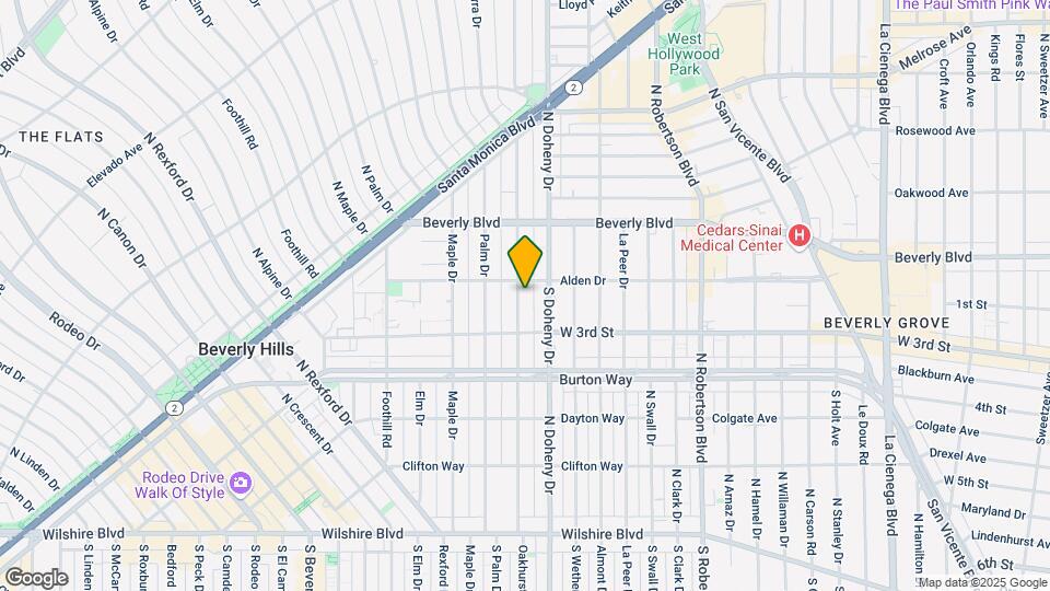 346 N Oakhurst Dr Map and Location Details