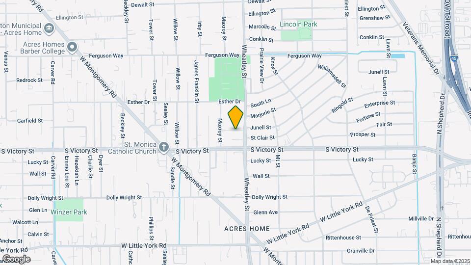 1117 Fred St Map and Location Details