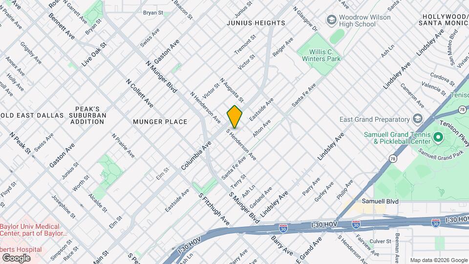 5305 Eastside Ave Map and Location Details