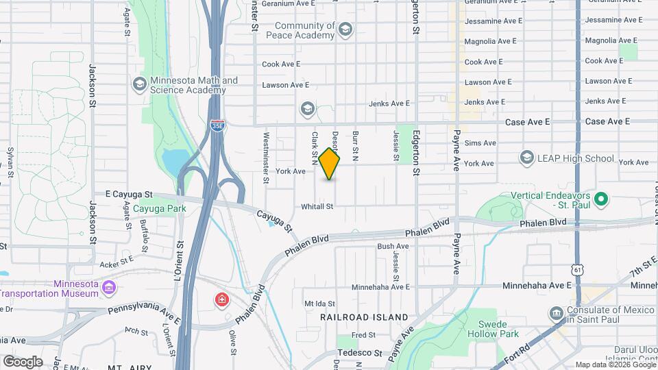 873 Desoto St Map and Location Details