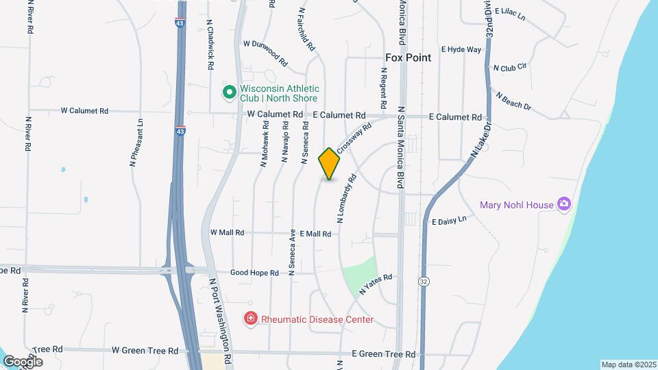 7414 N Crossway Rd Map and Location Details