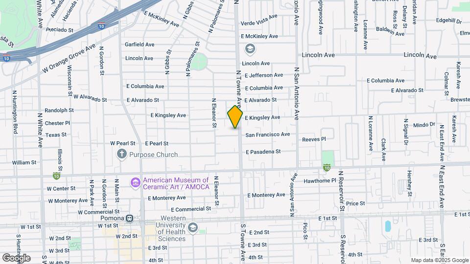 585 San Francisco Ave Map and Location Details