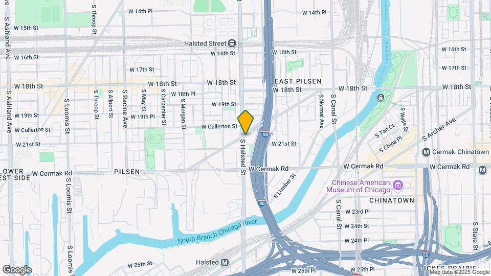 2025 S Halsted St Mapa y Detalles de la Ubicación