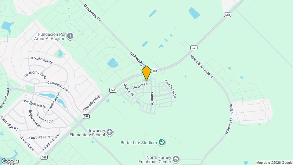 4304 Nugget Ln Map and Location Details