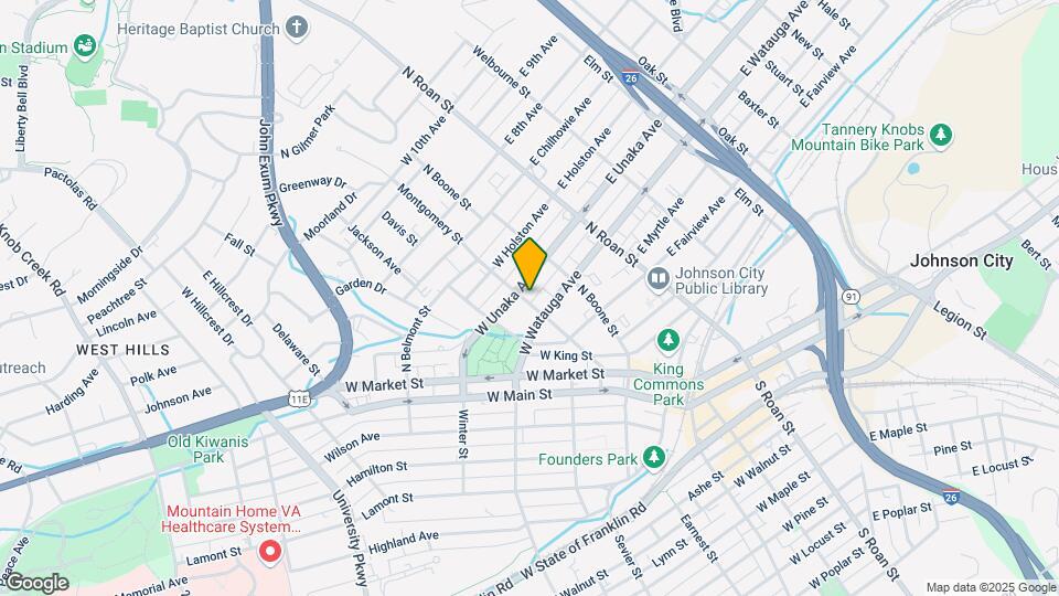 406 Montgomery St Map and Location Details