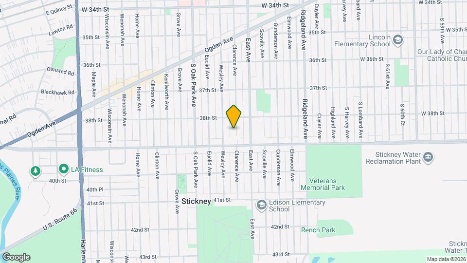 3826 Clarence Ave Map and Location Details
