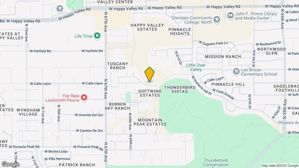 6336 W Misty Willow Ln Map and Location Details