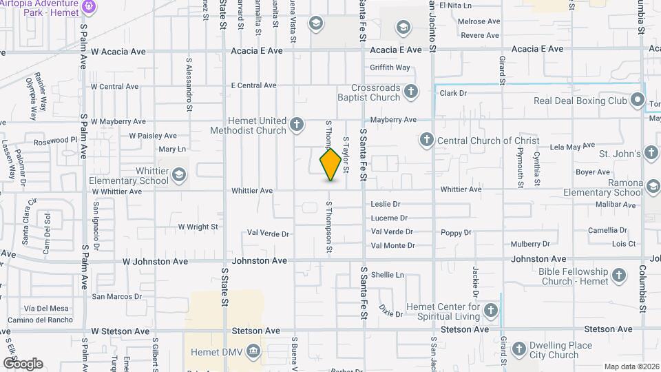 710 Whittier Ave Map and Location Details