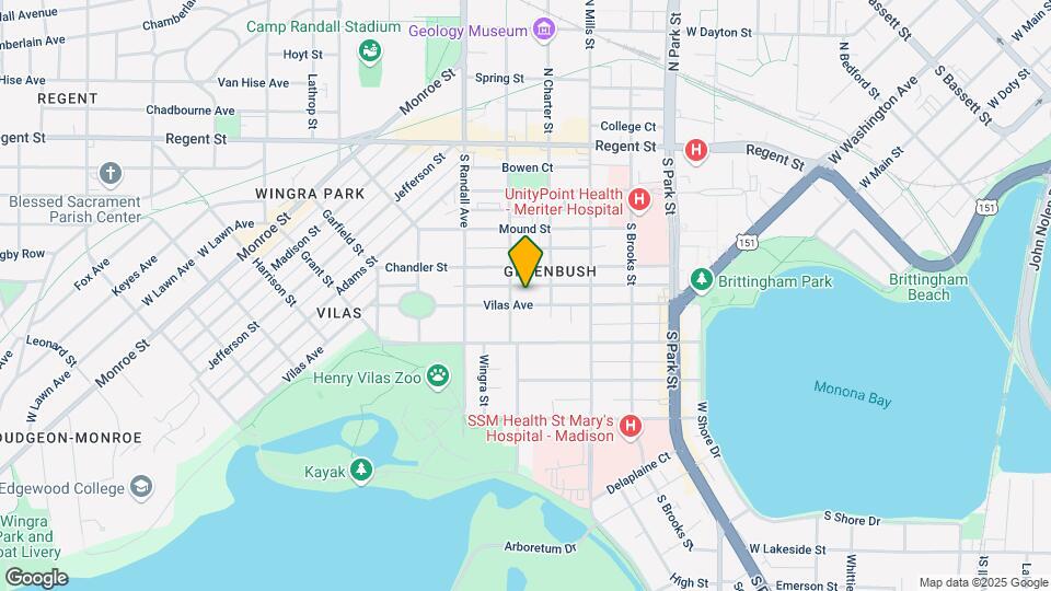 1218 Vilas Ave, Unit 1218 Map and Location Details