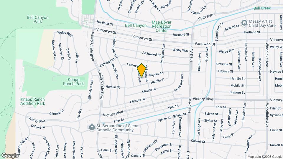 6520 Debs Ave Mapa y Detalles de la Ubicación
