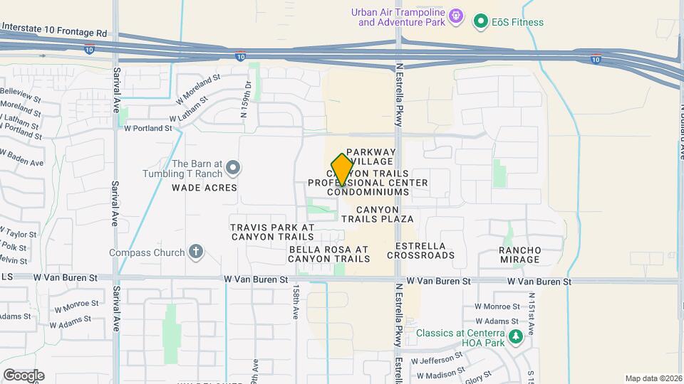 739 N 156th Ln Map and Location Details