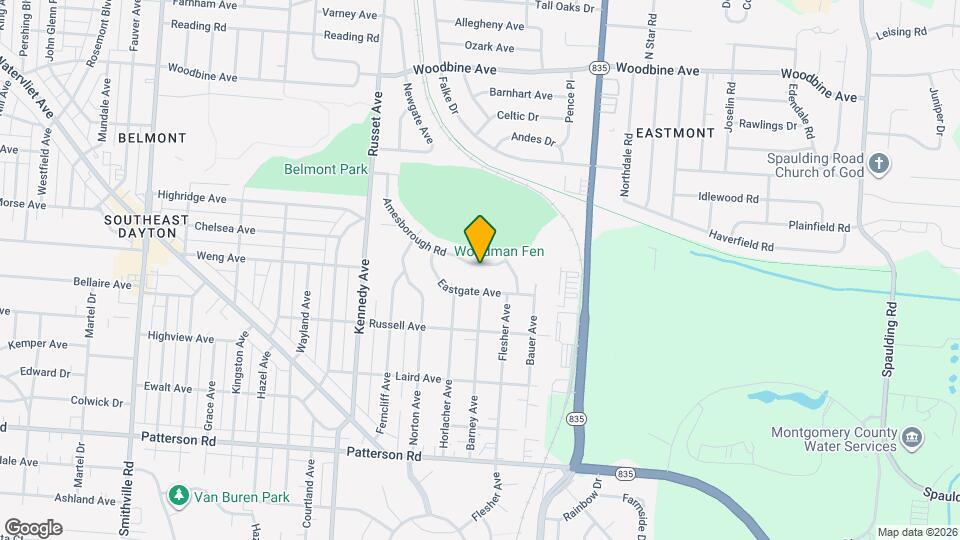 4802 Amesborough Rd Map and Location Details