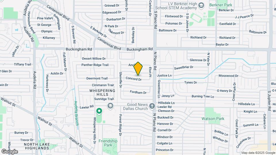 4613 Concord Dr Map and Location Details