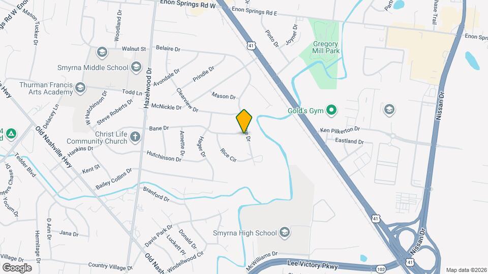 702 Belaire Dr Map and Location Details