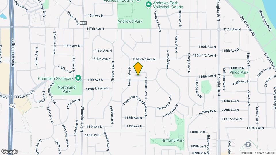 7232 114th Ave N Map and Location Details