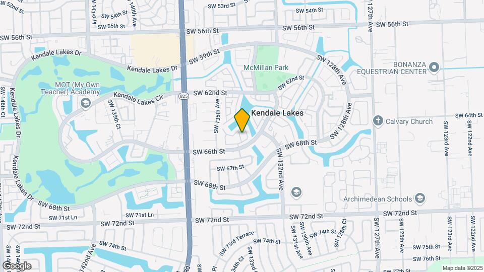 6511 SW 133rd Pl Map and Location Details