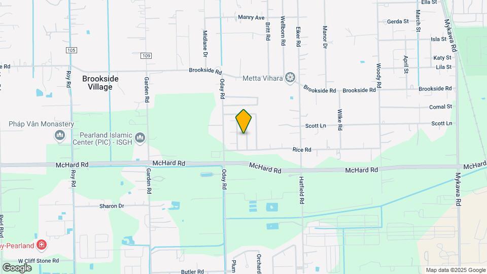 1518 Brook Hollow Dr Map and Location Details