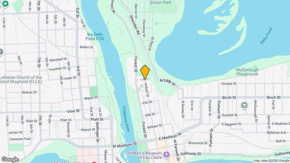 828 Hobart St, Unit 828A Hobart Map and Location Details