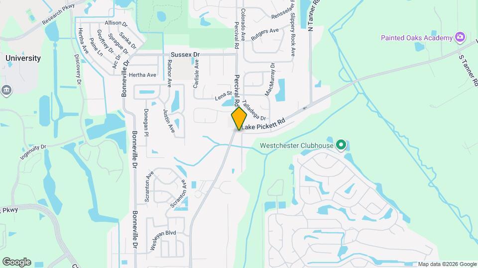 13963 Econ Woods Ln Map and Location Details