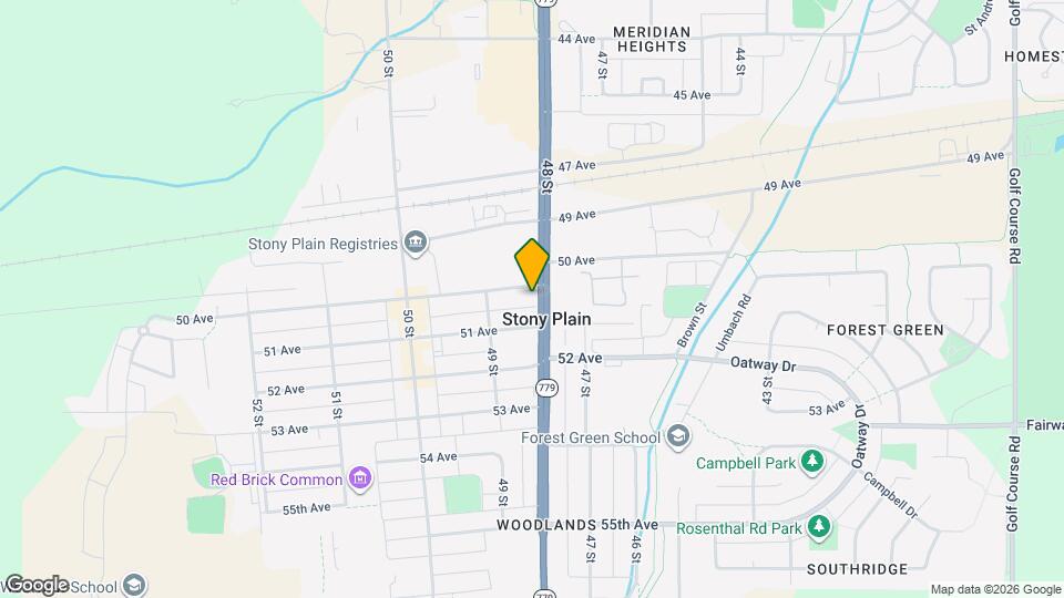4802 50 Av Map and Location Details