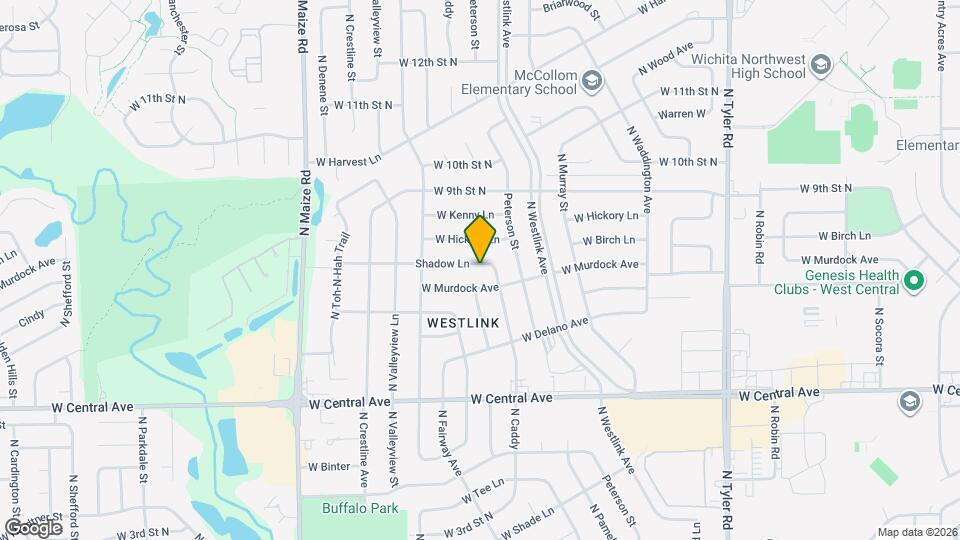 9711 W Birch Ln Map and Location Details