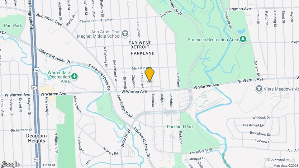 7243 Dacosta Map and Location Details