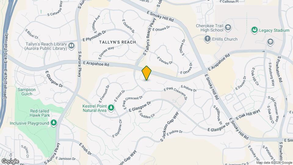 24950 E Roxbury Pl, Unit SI ID1608047P Mapa y Detalles de la Ubicación