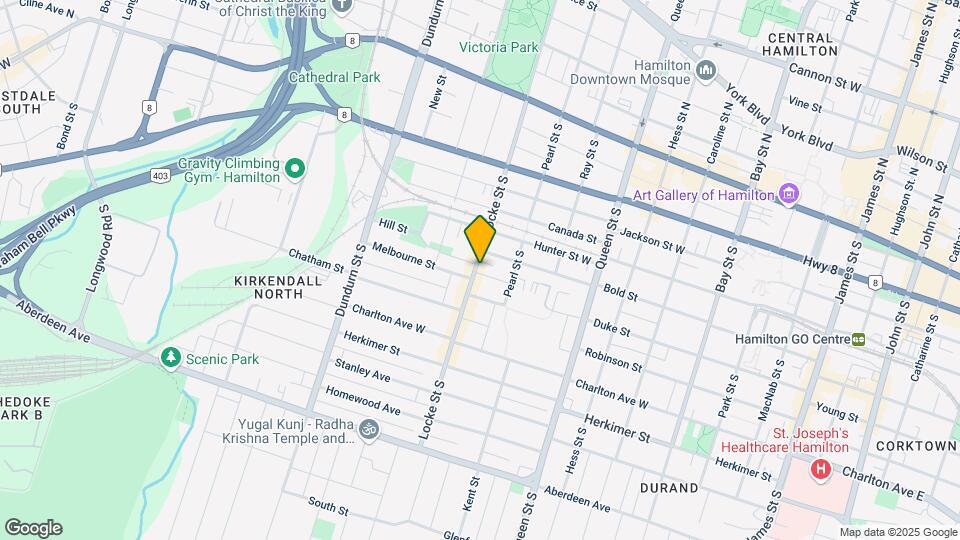 175 Locke St S Map and Location Details