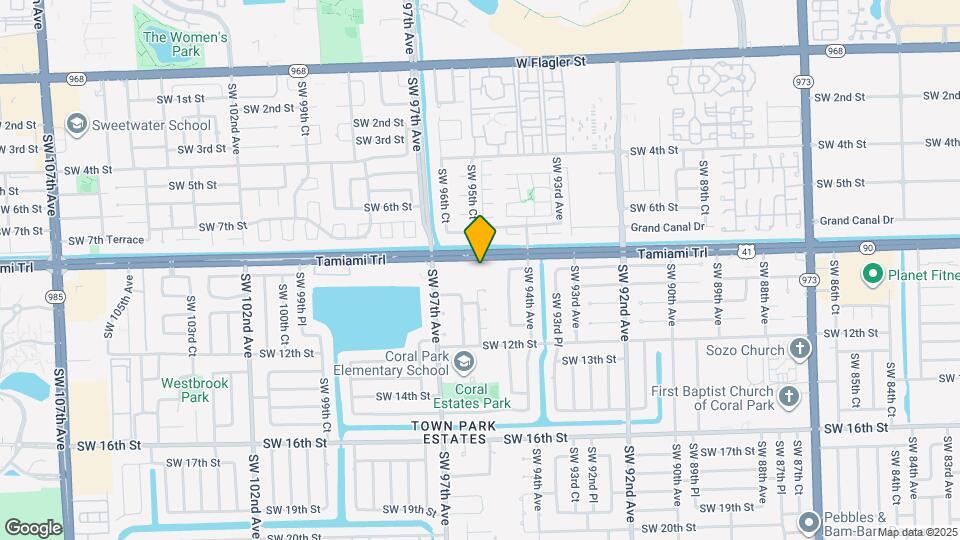 9520 SW 8th St Map and Location Details