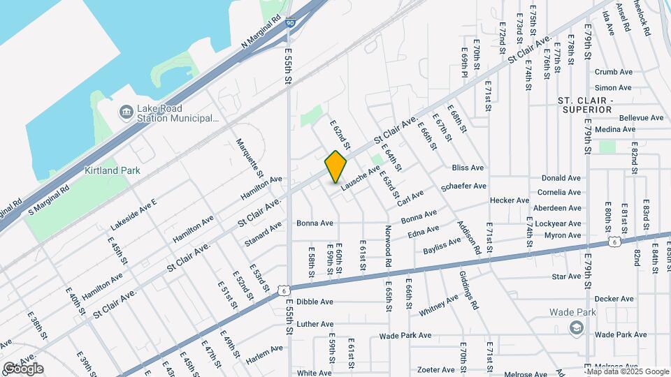 6013 Lausche Ave Map and Location Details