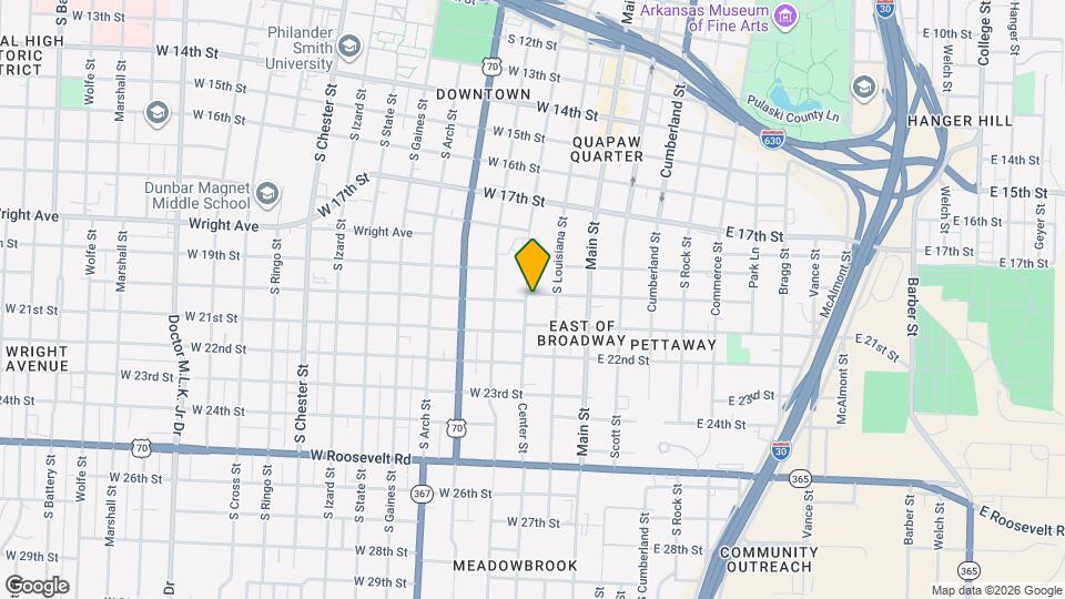 2001 Center St, Unit 4 Map and Location Details