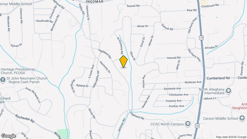 9280 N Florence Rd Map and Location Details