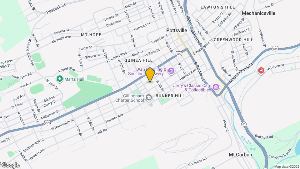 13 S 8th St Map and Location Details