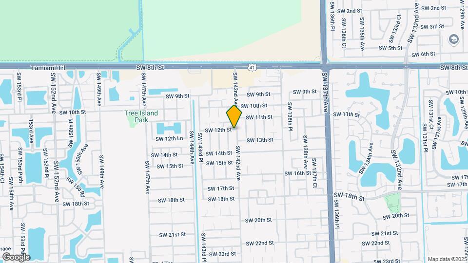 1200 SW 142nd Ave Map and Location Details