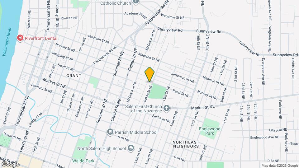 1525 Baker St NE Map and Location Details