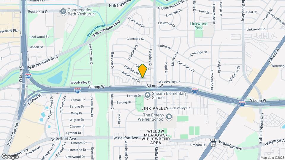 4024 Breakwood Dr Map and Location Details