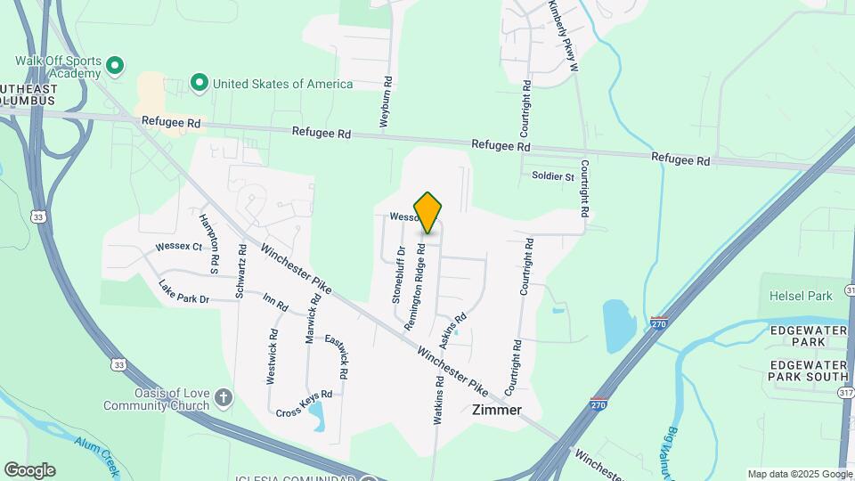 2968 Remington Ridge Rd Map and Location Details
